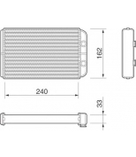 MAGNETI MARELLI - 350218064000 - Радиатор печки Lybra